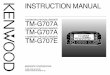 INSTRUCTION MANUAL - KENWOODmanual.kenwood.com/files/TM-G707-English.pdf · N-1 THANK YOU! We are grateful you decided to purchase this KENWOOD FM transceiver. This series of mobile