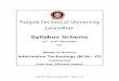 Punjab Technical University JalandharMSC-IT-LE,PGDCA.pdf · punjab technical university, jalandhar scheme of teaching for m. sc. (it) semester-i course total marks marks no. subject