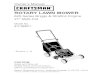 Owner's Manual CRAFTSMAN - Lawn & Garden …s Manual CRAFTSMAN° ROTARY LAWN MOWER 625 Series Briggs & Stratton Engine 21" Multi-Cut Model No. 917.389011 • EspaSol, p. …
