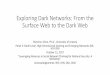 Exploring Dark Networks: From the Surface Web to the Dark …sites.nationalacademies.org/cs/groups/dbassesite/... · Criminal Link Prediction ... Message Filtered Message Root 