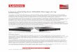 Lenovo ThinkSystem DS4200 Storage Array · PDF fileLenovo ThinkSystem DS4200 Storage Array ... enterprise-class storage management technology in a ... The ThinkSystem DS4200 supports
