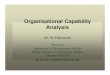 Organisational Capability Analysis - NPTELnptel.ac.in/courses/122106031/slides/9_5s.pdf ·  · 2017-08-04ORGANIZATIONAL APPRAISAL ... SWOT ANALYSIS • Identify & classify firm’s