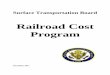 Railroad Cost Program - Surface Transportation Board … Cost Program... · 1 Introduction ... Train Statistics Tab ... URCS Railroad Cost Program 1 Chapter 1 – Railroad Cost Program