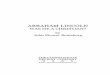 ABRAHAM LINCOLN - Confederate Reprintconfederatereprint.com/samples/abraham_lincoln_christian_sample.pdf · Abraham Lincoln: Was He a Christian? by John Eleazer Remsburg ... Thorndike