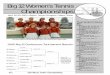 Big 12 Women’s Tennis Championships - · PDF fileBig 12 Women’s Tennis Championships Tournament History ... upset then-No. 2-ranked Michelle Dasso of Notre Dame, ... Costa Rica