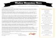 Windsor Elementary News - deforest.k12.wi.us · PDF fileWindsor Elementary News 4352 Windsor Rd. Windsor, WI 53598 Office (608 ... pipe cleaners, lace, paper, fabric, clay, plastic