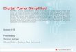 Digital Power Simplified - TI Training Power Simplified... · digital power can be simplified for one and all. ... – Application Examples of Digital Power Supplies ... Fault Multiplexer
