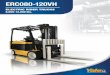 Download Yale ERC080-120VH  · PDF fileefficient than ever. Yale® ERC080-120VH trucks ... rollers used by other manufacturers, ... mechanism and traction cutout provide quick,