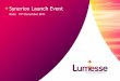 Synerion Launch  · PDF fileRBS The Royal Bank of Scotland vodafone veri on LVMH MOËT HENNESSY. LOUIS VUITTON ... HRM partners Management AXES
