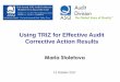 Using TRIZ for Effective Audit Corrective Action Resultsasq.org/audit/2017/10/auditing/using-triz-for-effective-audit...TRIZ and Quality Quality Improvement activity: detection and