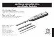 pipettatore automatico micro micro Pipette · PDF filefunction, immediately stop pipetting. ... with ring-mark disposable micropipettes, blood diluting pipettes, and other pipettes
