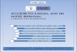 ACCESS TO LEGAL AID IN WEST BENGAL - CHRI Access to... · one day consultation on Access to Legal Aid in West Bengal was thus, ... was presided over by Hon’ble Justice Ruma Pal,
