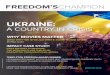 UKRAINE - Atlas Network · PDF fileUKRAINE: A COUNTRY IN CRISIS. ... What happened in 38 short years? ... stopping the locomotive of politics from