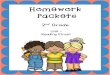 Homework Packets 2 Grade Unit 1 Reading Street - PC\|MACimages.pcmac.org/.../HomeworkPacketsUnitReadingStreetndGrade_(1)… · Homework Packets By: Cindy Saucer Unit 1 Homework Packets
