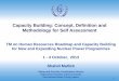Capacity Building: Concept, Definition and Methodology · PDF fileCapacity Building: Concept, Definition and Methodology for Self Assessment ... Human Resource Development ... Education