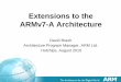 Extensions to the ARMv7-A Architecture - Hot · PDF file · 2013-07-28Extensions to the ARMv7-A Architecture David Brash ... “Virtualization is execution of software in an environment