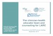 The clinician-health educator team and counseling for · PDF fileThe clinician-health educator team and counseling for LARC ... Department of Obstetrics, Gynecology and Reproductive