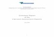 Summary Report of the Interview Assessment · PDF file2 Summary Report of the Interview Assessment Reports This summary report has been compiled in July 2009 by SustainergyNet project