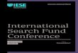 International Search Fund Conference - iese. · PDF fileBoard of Palamon Capital Partners in London. He has served as a director of numerous private companies, including search funds