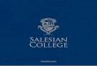 eStabliShed 1957 Salesian · PDF fileVision Statement Salesian College, Chadstone is a Catholic School for boys, which proudly proclaims the Good News of Jesus Christ, the faith and