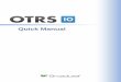OTRS10 Quick Manual - OTRS-作業分析・業務最適化 ... · PDF fileTo perform motion analysis with OTRS, you need to take video of the objective motion or operation with video