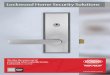 Lockwood Home Security Solutions - · PDF fileLockwood Home Security Solutions 1300 LOCK UP ... replacement on an existing door lock on your home, the Keyless Digital ... •Lever