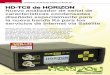 HD-TC8 de HORIZON Nuevo analizador de señal de ... · PDF fileArabic ﺔﻴﺑﺮﻌﻟﺍ   ... la banda de frecuencias de la banda Ka de ... hasta el satélite HOTBIRD