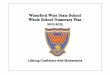 Waterford West Numeracy Plan 2011-2013 · PDF fileWaterford West State School Whole School Numeracy Plan 2011-2013!!!!! Lifelong Confidence with Mathematics !!!!!