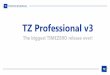 TZ Professional v3 - TIMEZERO | Marine Navigation · PDF fileTZ Professional v3 The biggest TIMEZERO release ever! New PBG Module Resolution has been doubled (now 1.5m x 1.5m) Automatic