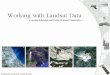 Working with Landsat Data with Landsat Data I March 22,2006 . ... ERDAS Imagine MultiSpec ... Image Analysis Common analysis methods: Band ratios: NDVI, VI, BARC