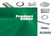 ASKO line bro 5 04askoinc.com/wp-content/uploads/2017/09/9-ASKO-Product-Guide.pdfLong Products From caster to cold shear, ASKO engineers and builds knives for hot and cold work designed