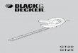 GT20 GT25 - BLACK+DECKERservice.blackanddecker.es/PDMSDocuments/EU/Docs/... · 2000/14/EC, Hedge trimmer ≤ 330 W, ... Your Black & Decker hedgetrimmer GT20/GT25 ... Remove keys