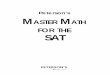 Peterson’s MASTER MATH FOR THE SAT - · PDF fileAnswer Key and Explanations ... Peterson’s Master Math for the SAT is designed to help you improve your score on the mathematics