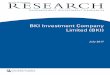 BKI Investment Company Limited (BKI)  Investment Company Limited (BKI) Independent Investment Research Contents Offer Overview