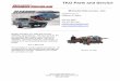 TKO Parts and Service - Modern  · PDF fileTKO Parts and Service   MODERN DRIVELINE, INC. ... • Equipped with a high-performance short-throw billet aluminum shifter that