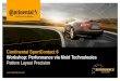 Continental SportContact 6 Workshop: … Performance via Mold Technologies ... Lube free segment guide pieces 7. ... CNC Programming