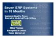 Seven ERP systems in 18 Months - Ideal Penn Groupidealpenngroup.tripod.com/.../pdfs/mthomas_ppt.pdf · Seven ERP Systems in 18 months ... partner companies •Early Phase Deployments
