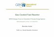 Gas Cooled Fast Reactor - International Atomic Energy · PDF file · 2017-09-28Gas Cooled Fast Reactor ... hydrogen, or process heat with high conversion efficiency. ... confirm their