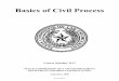 Basics of Civil Process Civil Process.pdfRevised 06-04 ii Basics of Civil Process Abstract: The Basics of Civil Process course covers the jurisdiction of courts, which apply to civil