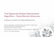The Signomial Global Optimization Algorithm Some …users.abo.fi/alundell/files/EUROXXIV.pdf · The Signomial Global Optimization Algorithm – Some Recent Advances Andreas Lundell