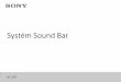 Systém Sound Bar - download.sony-europe.comdownload.sony-europe.com/pub/manuals/tvhc/4558497212CZ.pdf · U některých baterií může být tento sy mbol použit v kombinaci s chemickou