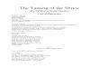 The Taming of the Shrew - University of Central Missouri · PDF file1 . The Taming of the Shrew . By William Shakespeare . Cast of Characters . Baptista’s House . Katherina Minola