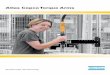 Atlas Copco Torque Arms - · PDF fileenthusiastic.about.the.flexibility.of.Atlas. Copco.tools. Basic guidelines for torque arms ... Give.your.operators.an.extra.arm!.Atlas. Copco.torque.arms.are.labour