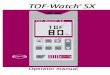 TOF-Watch SX - avalon- · PDF fileAccording to the second law of Newton: Force equals Mass times Acceleration ... TOF-Watch SX Operator manual 33.512/A. Figure 2. Electrode and transducer
