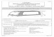 CP0087 CANOPY INSTALLATION INSTRUCTIONS … RG COLO Premium.pdf · Page 2 CP0087 ISUZU D-MAX / HOLDEN COLORADO CANOPY PARTS CHECK SHEET Canopy Qty - 1 PARTS IN MAIN CARTON Fitting