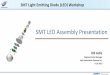 SMT LED Assembly Presentation - maconnet.commaconnet.com/v3/seminario_led/LED_Juki Presentation_6_10_2015.pdf · SMT Light Emitting Diode (LED) Workshop SMT LED Assembly Presentation