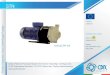 2006/42/CE Plastic Magnetic Drive Centrifugal · PDF filePlastic Magnetic Drive Centrifugal Pumps Close-coupled execution STN R ... assembly built to magnetically couple with an inner