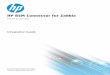 HP BSM Connector for Zabbix Integration Guide.… · documentationavailablewiththeseproducts. Component Version HP OperationsManageri 10.00 HP BSMConnector 10.00 Zabbix 2.2orlaterversions