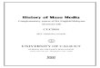 History of Mass Media - University of Calicutuniversityofcalicut.info/cuonline/exnotif/ex4235.pdf · School of Distance Education History of Mass Media Contents Module I Evolution