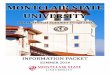 MONTCLAIR STATE  · PDF fileEquipment Check-Out at Rec Center ... knowledge about American culture, ... the Montclair State University Student Recreation Center,